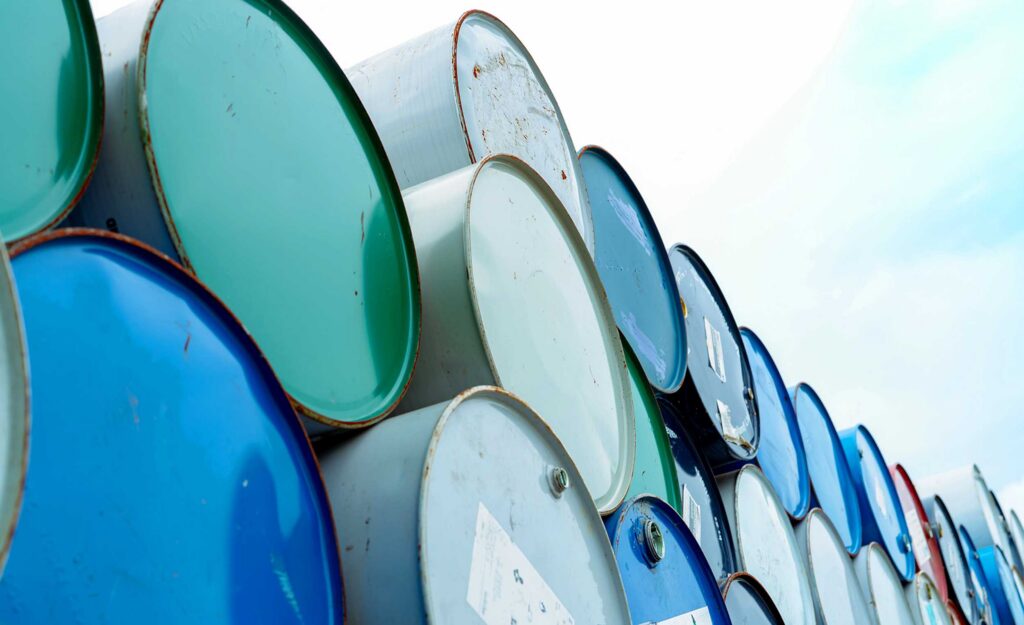 Barrels of oil
